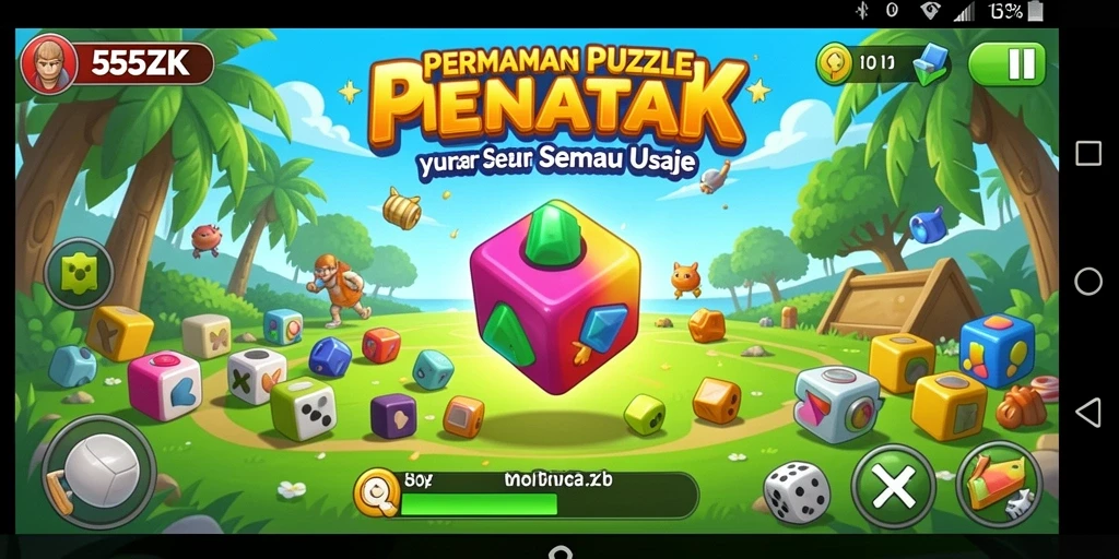 Gameplay menantang dan menyenangkan di 555ZK.