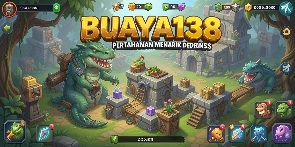 Tangkapan layar dari gameplay menegangkan di BUAYA138.