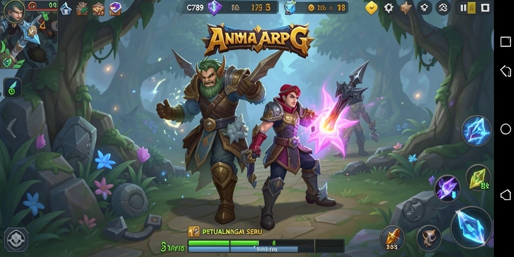 Tampilan gameplay seru C789 dalam dunia ARPG yang menakjubkan.