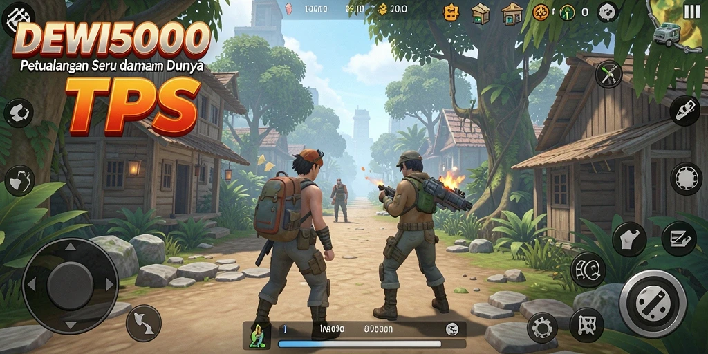 Gameplay DEWI5000 yang mendebarkan di dunia TPS.