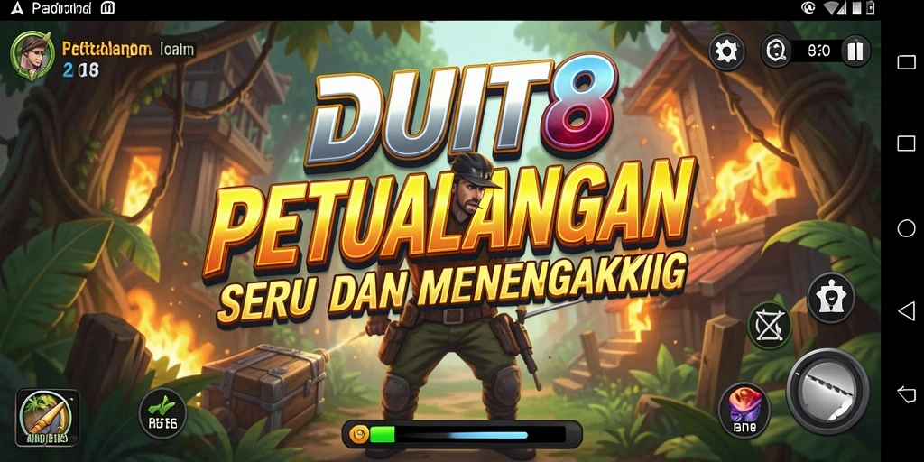 Tampilan seru gameplay DUIT8 dengan petualangan yang menantang.