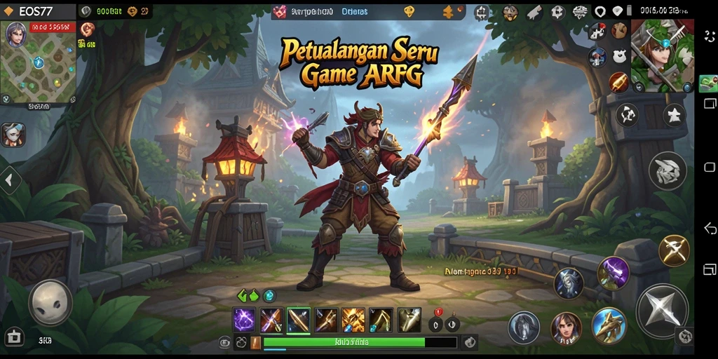 Gameplay menegangkan dalam EOS77 yang penuh aksi.