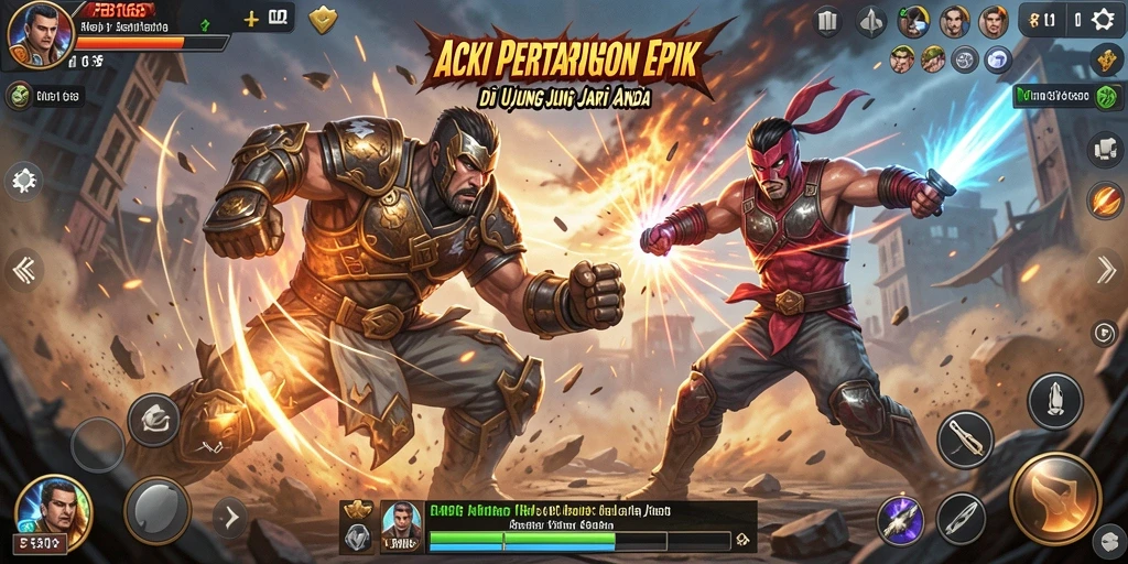 Tangkapan layar dari gameplay FB168 yang penuh aksi.