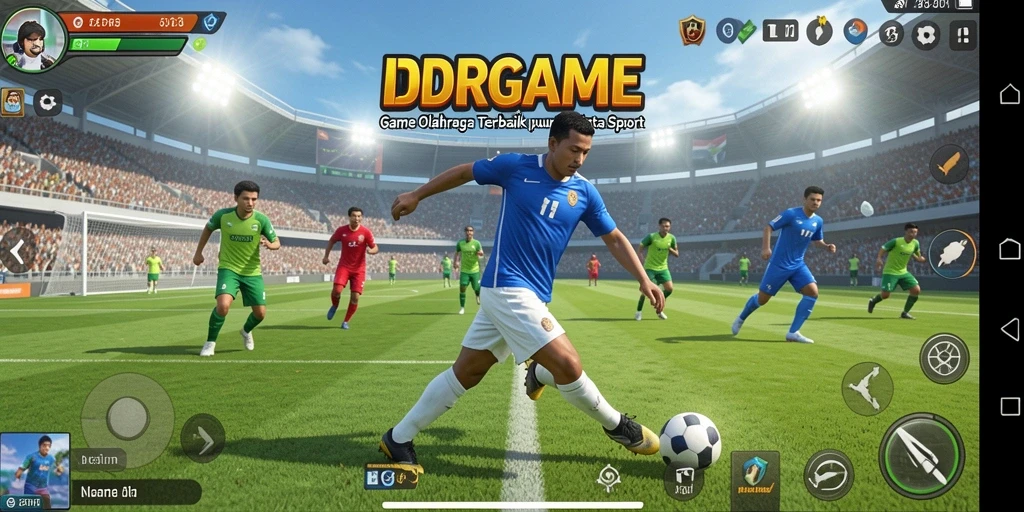 Screenshot gameplay IDRGAME yang menampilkan aksi olahraga mendebarkan.