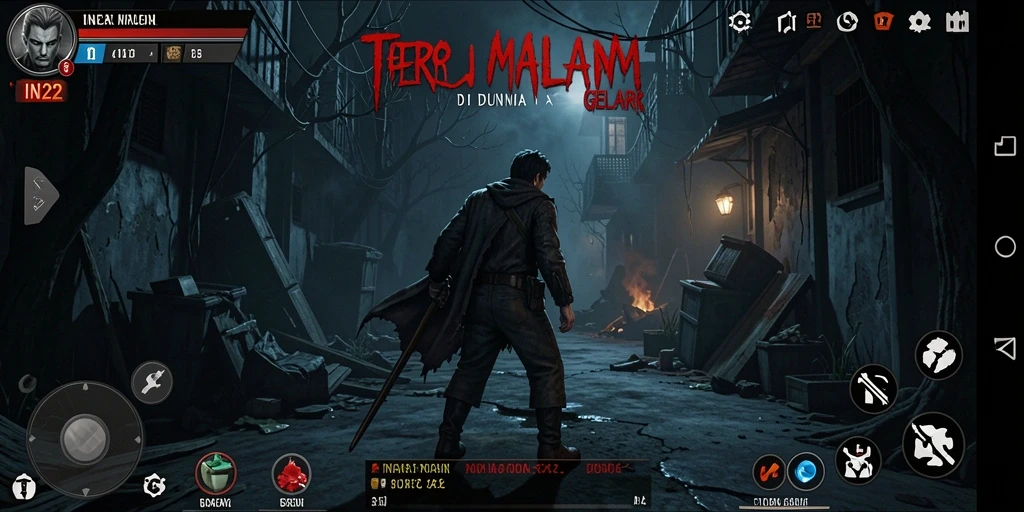 Gameplay menegangkan IN22 yang menghadirkan suasana horor yang mencekam.