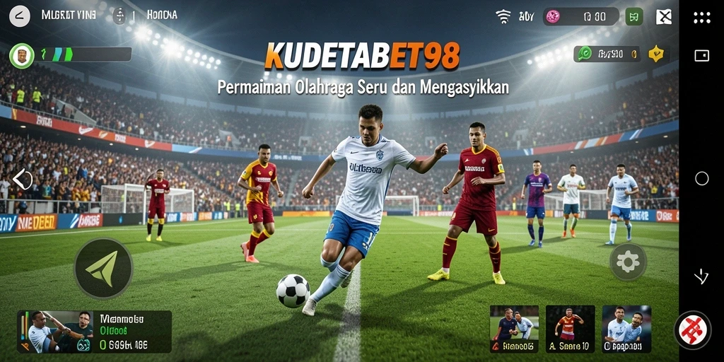 Tampilan gameplay KUDETABET98 dalam pertandingan olahraga yang seru.