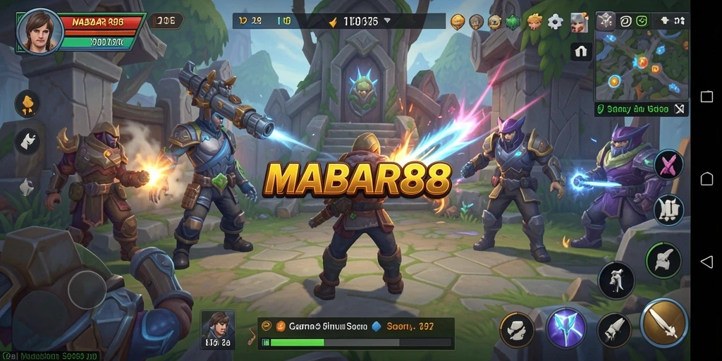 Tampilan gameplay menarik dari MABAR88 dengan fitur Simulation.