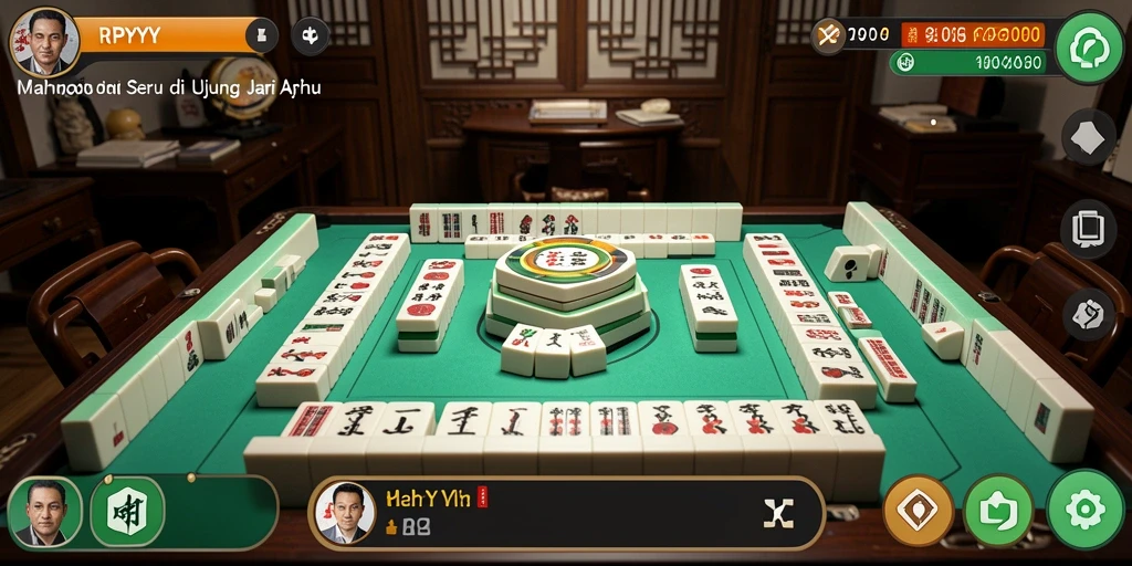 Screenshot utama <strong>RPYYY</strong> menampilkan gameplay Mahjong yang menarik dan penuh warna.