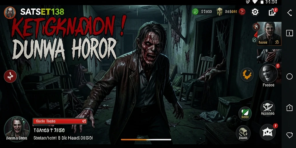 Tampilan gameplay yang menegangkan dan atmosferik dari SATSET138.